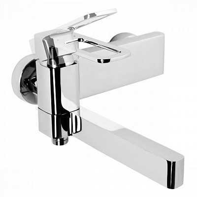 Смеситель для ванны поворотный Iddis Slide SLISB00i02WA