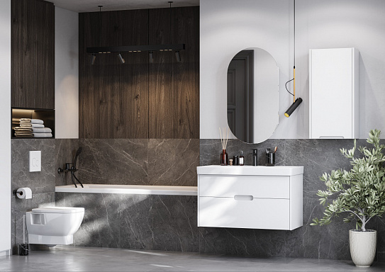 Тумба под раковину AQUATON Оливия 90 1A254401OL010