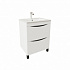 Тумба с умывальником, напольная, 60 см, белая, IDDIS Cloud CLO60WFi95K