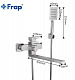 Смеситель для ванны Frap H802 F22802 универсальный нержавеющая сталь