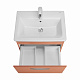 Тумба под раковину Roca The Gap Original 60, 2 ящика, терракота, ZRU9307837