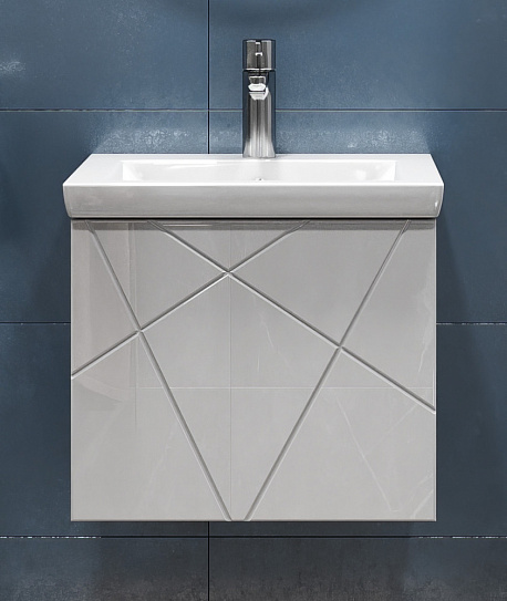 Тумба с раковиной Vigo Geometry 500-0-1 навесная