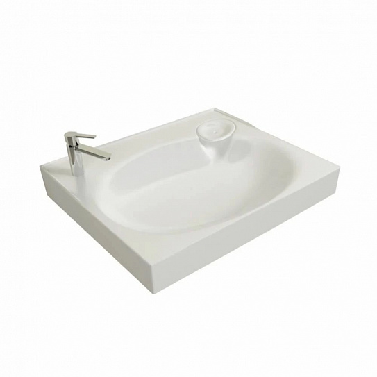 Раковина над стиральной машиной 1Marka Lavanderia 60х50