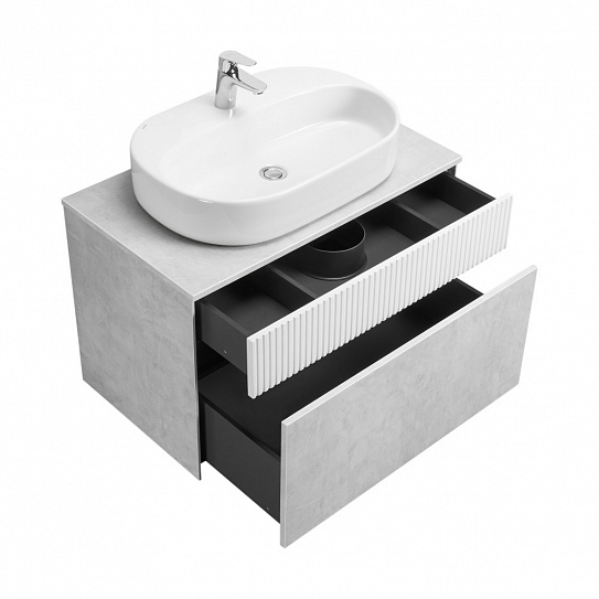 Тумба под накладную раковину AQUATON Марбл 80 1A276201MH4C0