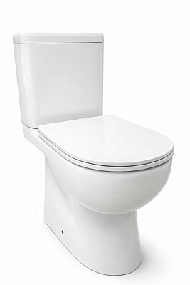 Унитаз напольный Остин Лайт, 2-режима, сиденье дюропласт, микролифт Santek 1WH501877