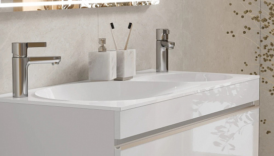 Раковина мебельная Velvex Otto 100 белая rkOTT100-81