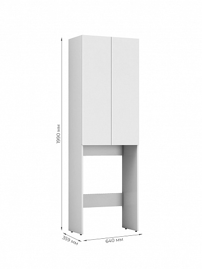 Шкаф над стиральной машинкой Vigo Wing 64 shnr.WIN.64.2D белый
