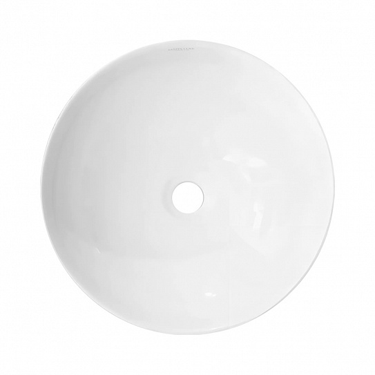 Раковина накладная круглая 40 см Sanita Luxe Art Slim 40 ART40SLWB01S