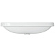 Раковина на столешницу врезная Sanita Luxe Infinity Inside 60см INF60SLWB01I, прямоугольная, фарфор