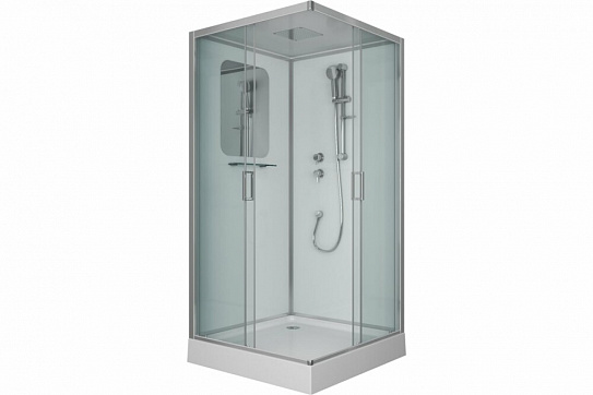 Душевая кабина Niagara Premium NG-6001-01Q (90х90х210) низкий поддон 16 см, стекло прозрачное
