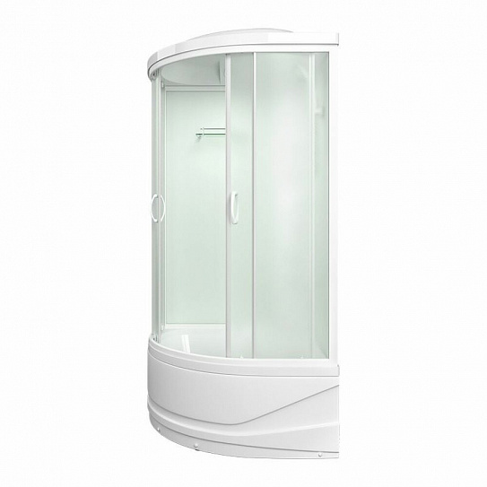 Душевая кабина 100х100 угловая Mirwell MR3510TP-C3-RUS высокий поддон