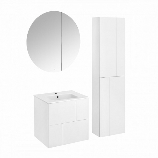 Тумба под раковину Roca PILAR модуль 2 ящика 600 белый A857668472 (рак. 261033 не входит в комплект)