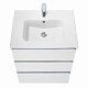 Тумба с раковиной Roca The Gap 60 белый глянец 3 ящика A857404806