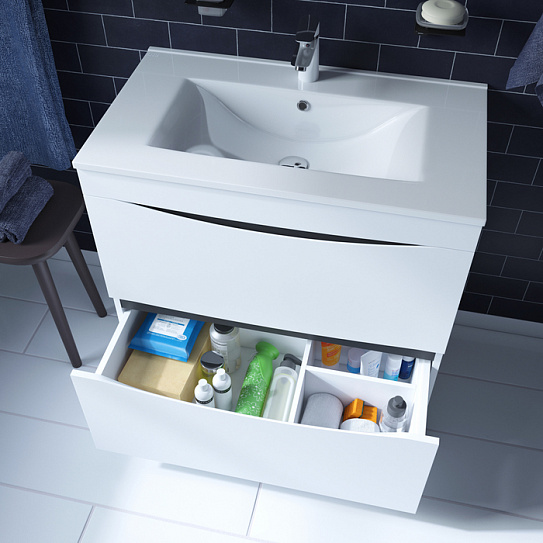 Тумба напольная с раковиной 80 см (0138000i28) Iddis Cloud CLO80WFi95K