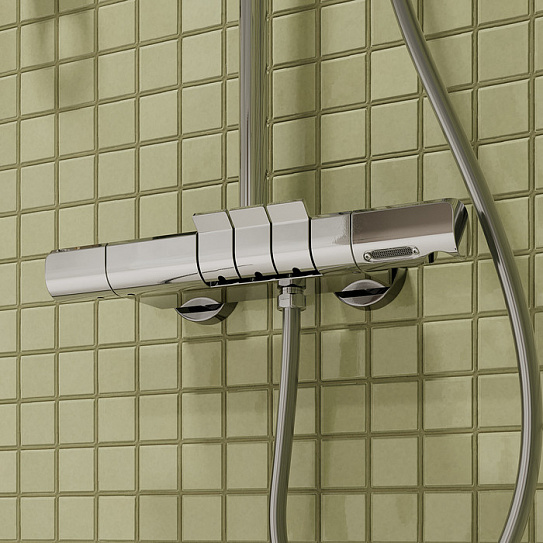 Душевая система с тропическим душем Iddis SpaHome SPHSBTKi06