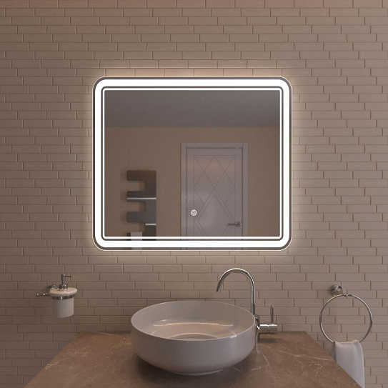 Зеркало с подсветкой Caiman Malta New 90х70