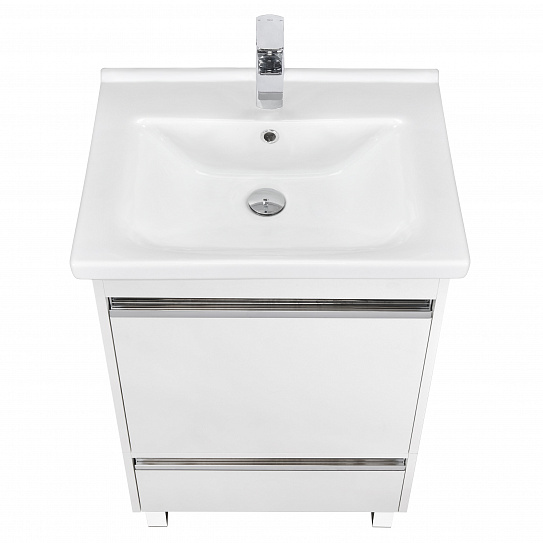 Тумба подвесная Акватон Капри 60 белый глянец 1A230101KP010