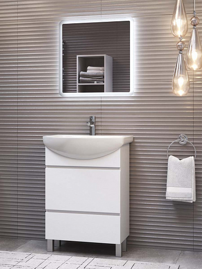 Тумба под раковину Vigo Wing 600-0-2 tn.WIN.BAL.60.2Y белый