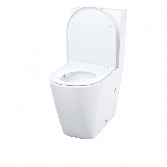 Унитаз-компакт безободковый Iddis Slide с системой смыва Торнадо SLIRDSEi24