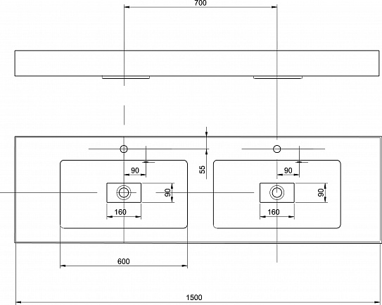 Раковина Акватон Ричмонд 150 1A70573KRD010