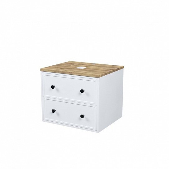 Тумба для накладной раковины подвесная со столешницей 60 IDDIS Torr TOR60WBi95K