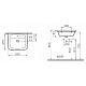 Раковина Vitra Form 300 + смеситель + сифон