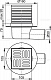 Сливной трап AlcaPlast APV31 105 x 105/50