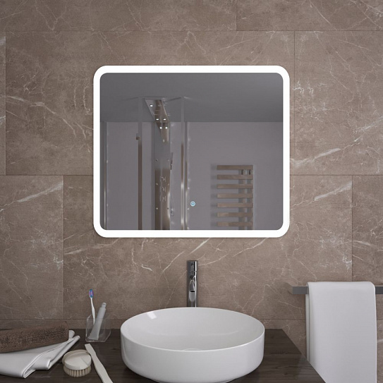 Зеркало с подсветкой Caiman Bali New 100х70