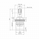 Кранбукса для смесителя Iddis Cr-AB24 Z20 (комплект 2шт)