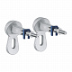 Инсталляция для унитаза GROHE Rapid SL 3 в 1  с панелью смыва Arena Cosmopolitan овальная кнопка хром 39702000H