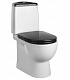 Унитаз-компакт Sanita Luxe Best Color Black (сиденье дюропласт, микролифт) BSTSLCC06100522