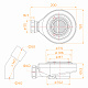 Сифон RGW Stone 50241120-00 S-2 Ø 90мм хром