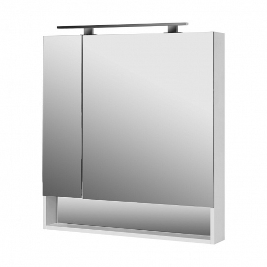 Зеркальный шкаф Roca The Gap 80 белый глянец ZRU9302887