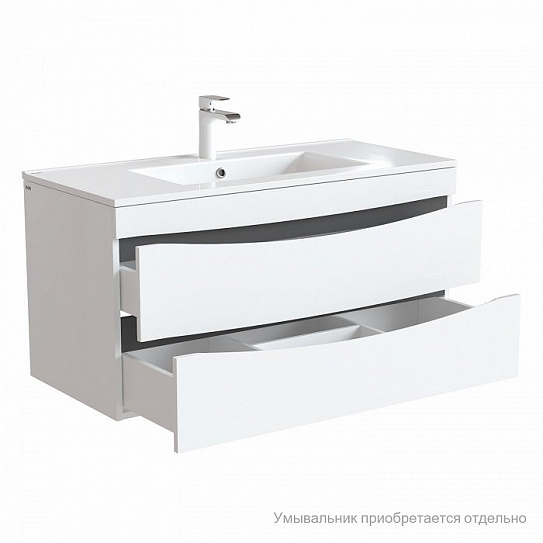 Тумба без раковины Iddis Cloud 100 белая CLO10W1i95