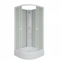 Душевая кабина Niagara Promo P80/26/MT/BK (80х80х195) 4 места