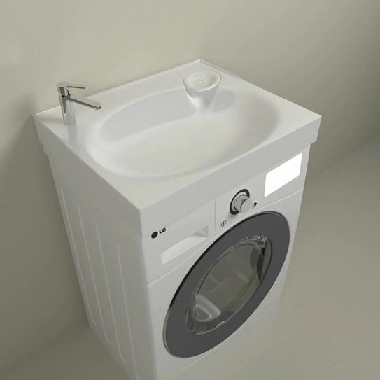 Раковина над стиральной машиной 1Marka Lavanderia 60х50