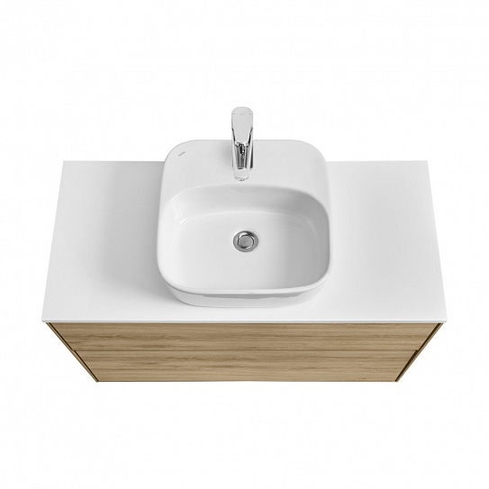 Тумба под раковину Aquaton Либерти 100 дуб эльвезия 1A279601LYC70 (под рак. Элина 100)