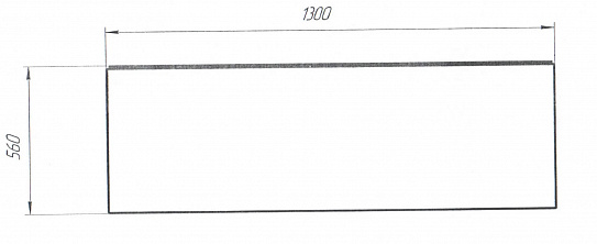 1Marka панель фронтальная FLAT 130 Modern, Elegance