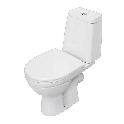 Унитаз безободковый Sanita Марс WC.CC/Mars/2-DM.Rim/WHT.G/S1