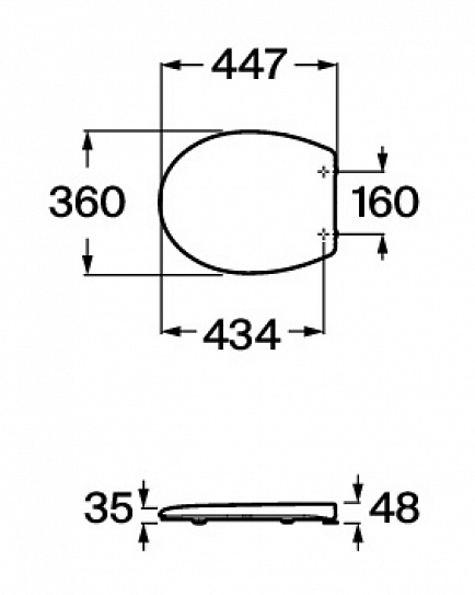 Сиденье Roca Victoria Supralit, микролифт, петли хром, 801B6200B