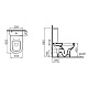 Унитаз-компакт Vitra D-Light 9014В003-7206 (сиденье стандарт)
