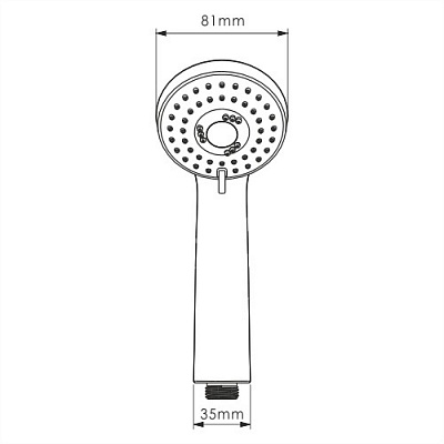 Лейка  3-функциональная WasserKraft A120