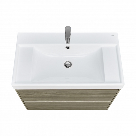 Тумба под раковину Roca Ona 800 темный вяз 2 ящика A857630511