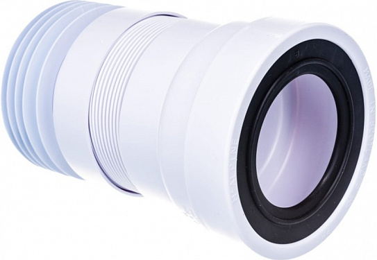 Фановая труба McAlpine раздвижная, L200-330 мм, с манжетом MRWC-F20R