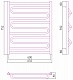 Полотенцесушитель комбинированный Сунержа Элегия-ПРОФИ 800x600