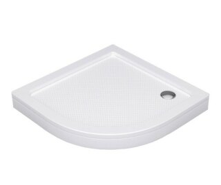 Душевой поддон 90х90 четверть круга WasserKraft Isen 26T01 белый акриловый