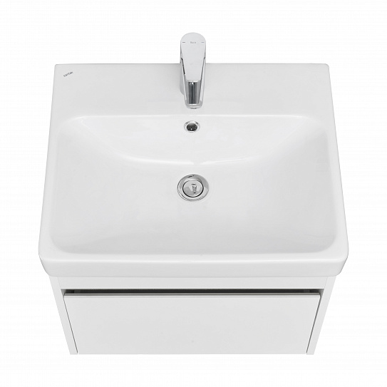 Тумба под раковину подвесная Aquaton Асти 55 белый - ясень шимо 1A263101AXD70