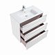 Тумба под раковину Roca The Gap 80 белый глянец 3 ящика A857406806