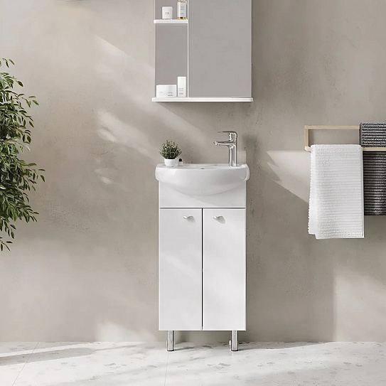 Раковина Santek Азов 40 мебельная отверстие под смеситель справа 1WH110254