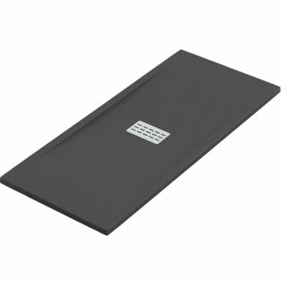 Душевой поддон 120х90 литьевой GoodDoor Flow чёрный ЛП00126